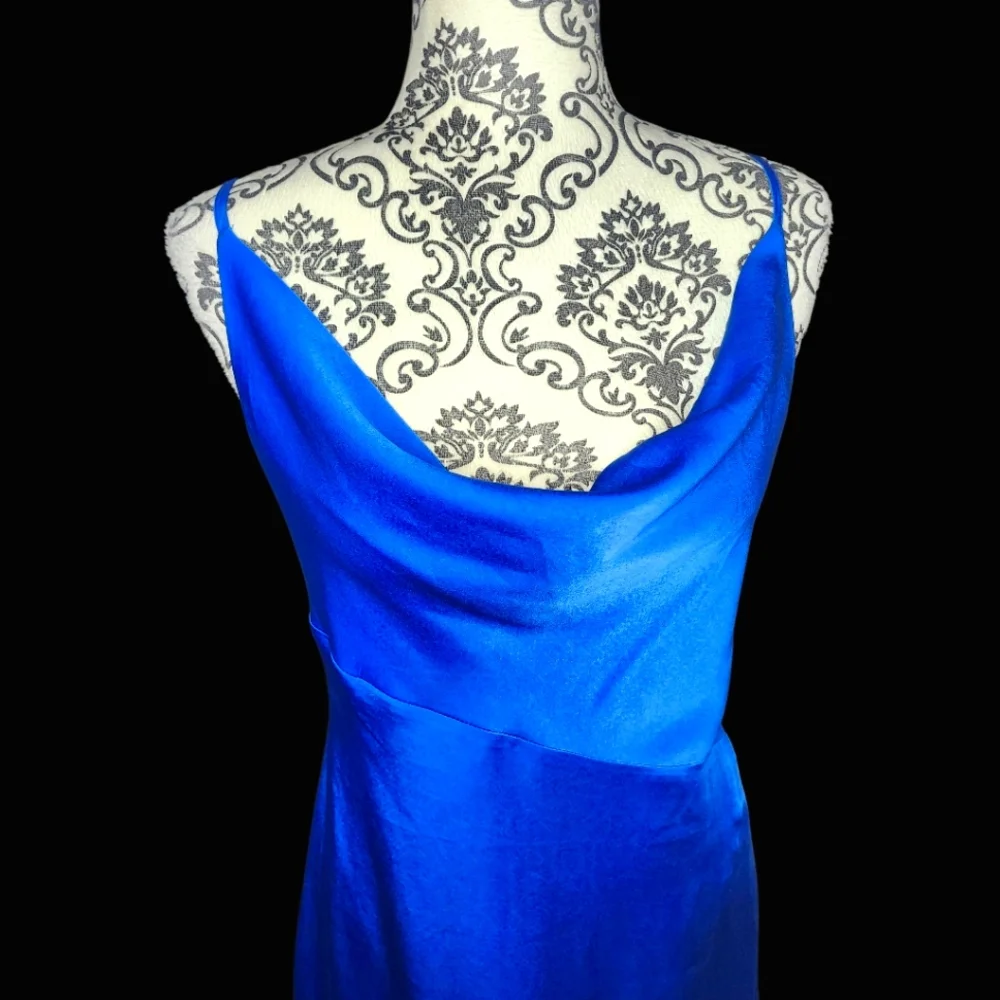 D&M Blue Cocktail Dress - Small - Picture 3 of 10